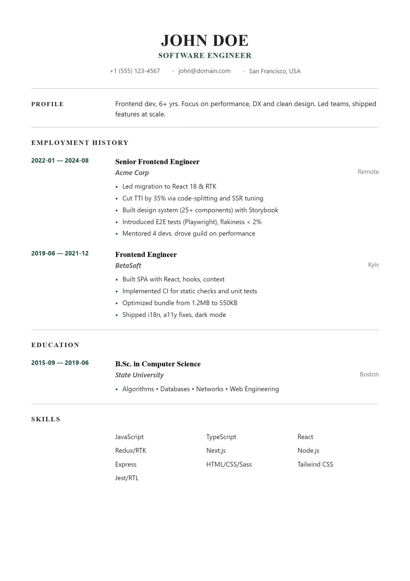 Classic Grid preview