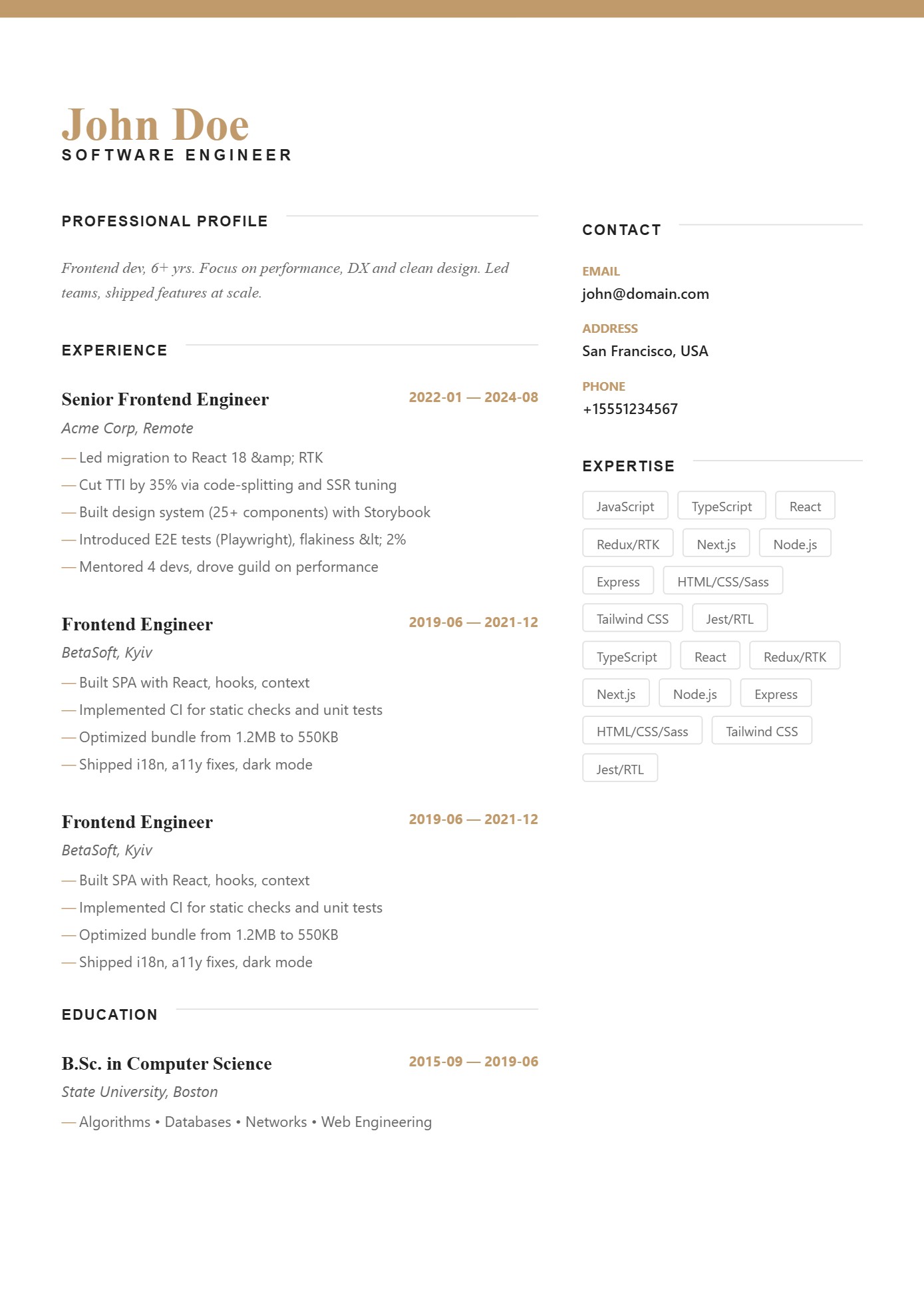 Minimalist Pro preview